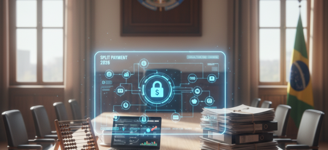 Split Payment 2026 — funcionamento da separação automática de tributos proposta pela Reforma Tributária e seus impactos nas empresas.