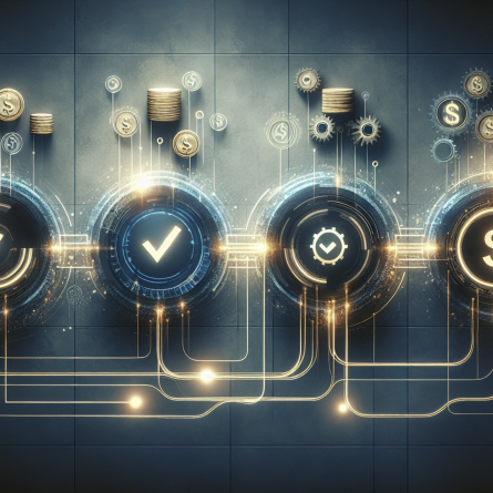 Representação visual das reconciliações fiscais mensais entre eSocial, EFD-Reinf e DCTFWeb, simbolizando o alinhamento e conferência de dados fiscais.